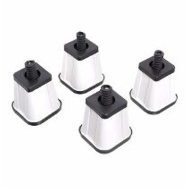 Imagem de Pés para Fogão e Geladeira Plástico Branco - 10051 - QUALITY