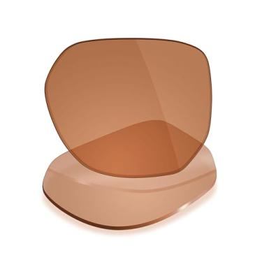 Imagem de Mryok Lentes de reposição UV400 para óculos de sol Oakley Latch Beta, HD Polarized, proteção UV, resistente a impactos e ajuste perfeito - marrom