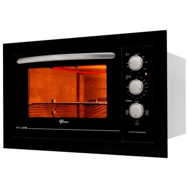 Imagem de Forno Elétrico de Embutir 48L Fischer Fit Line com Timer 1775W