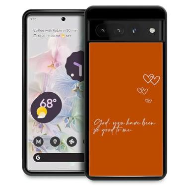 Imagem de WANKBLC Capa compatível com Google Pixel 7 Pro, proteção à prova de choque para homens mulheres antiderrapante para Google Pixel 7 Pro Crazy Pattern Psalm Christian God You Have Been Good to Me