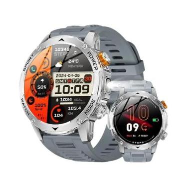 Imagem de Relógio Inteligente Bluetooth Masculino Grande Com Bateria De 1000mAh 