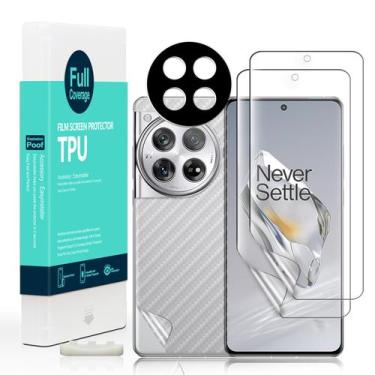 Imagem de Protetor de tela Ibywind para Oneplus 12 5G 6.82 TPU, pacote com 2