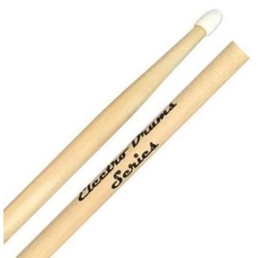 Imagem de Baqueta Liverpool Electro Drums Padrão 5A Comprida ELD5AN Ponta de Nylon para Bateria Eletrônica