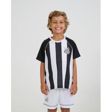 Imagem de Camisa Santos Mosaico Infantil, Tam 12