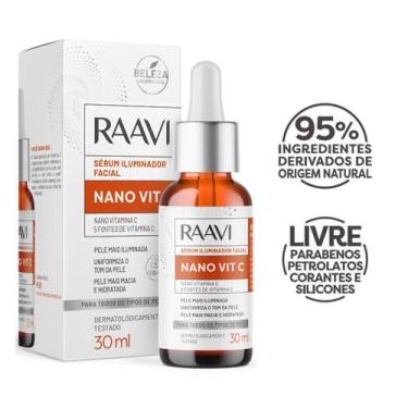 Imagem de Sérum Iluminador Nano Vitamina C Raavi +5 Fontes Vit C 30ml