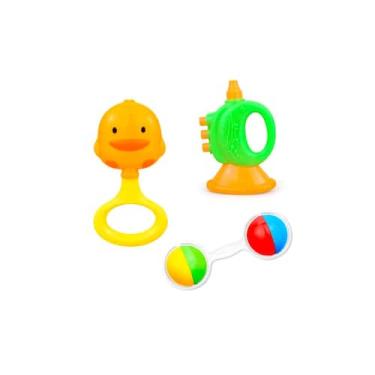 Imagem de Conjunto de 3 brinquedos de estimulação precoce Baby Rattles - Lightbe