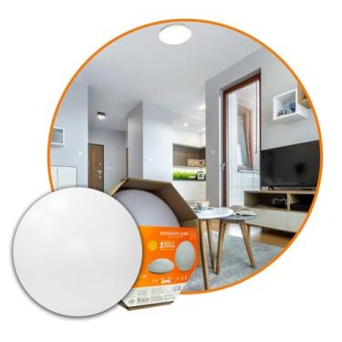 Imagem de Plafon Smart LED 127V 6500K, LLUM Bronzearte, 35723, 10W, Branco, 27cm