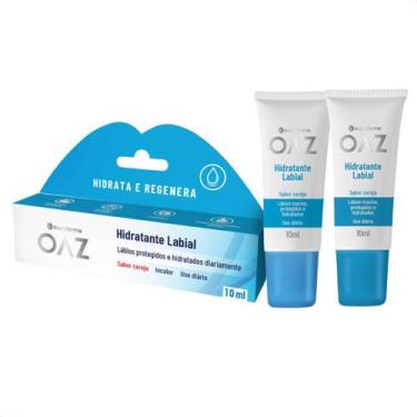 Imagem de Kit com 2 Hidratante Labial Eurofarma Oaz 10 ml Sabor Cereja