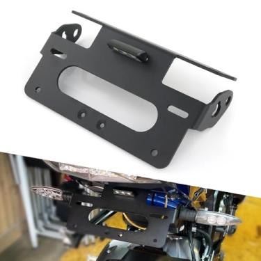 Imagem de Xitomer Tail Tidy / Eliminador de para-lamas / Suporte de placa de licença para BMW S1000RR 2009-2018/S1000R 2014-2019, com luz de placa de licença LED, compatível com OEM/pisca-pisca de estoque e sinal de seta de reposição