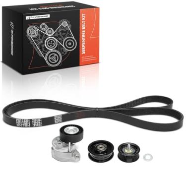 Imagem de A-Premium Kit de transmissão de correia serpentina do motor compatível com Mercedes-Benz C300, C350, E350, E550, GLK350, ML350, ML550, GL450, GL550, S550, CLS550, SL550, SLK350, SLK300, R350, CL550