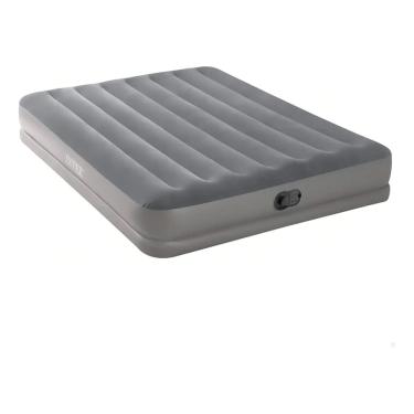 Imagem de Colchão Inflável Casal Resistente Queen Size Confortável Bomba Embutida USB Até 272Kg