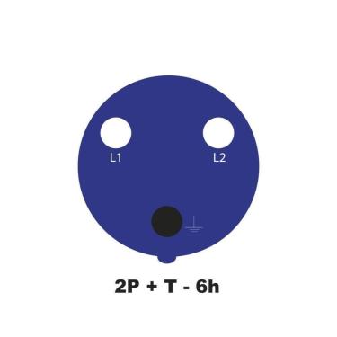 Imagem de Tomada De Sobrepor Industrial 2p T 63 A 220-250 Vca 6 H Tramontina