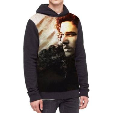 Imagem de Moletom Com Capuz Game Of Thrones Ref:201 - smoke, Preto, P