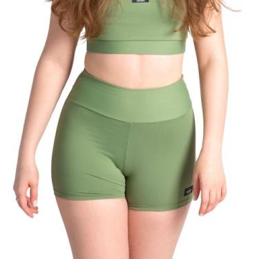 Imagem de Short Fitness Feminino Verde - Roupa para Treino Academia - Urbanyc Fi