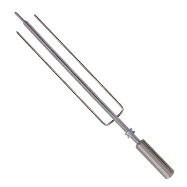 Imagem de Espeto Triplo com Cabo Térmico Liso 63cm para Churrasqueiras Titan