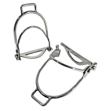 Imagem de Estrivo Estribo Modelo Salva Vida Todo Em Aço Inox - Selaria Forte