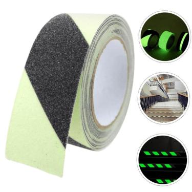 Imagem de Fita Antiderrapante Escada Florescente Brilha Escuro Adesivo