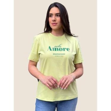 Imagem de Camiseta Feminina Estampada Amore Colcci-Feminino