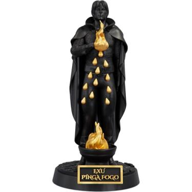 Imagem de Estátua Exu Pinga Fogo Umbanda Candomblé (Cor Aurum Noctis)