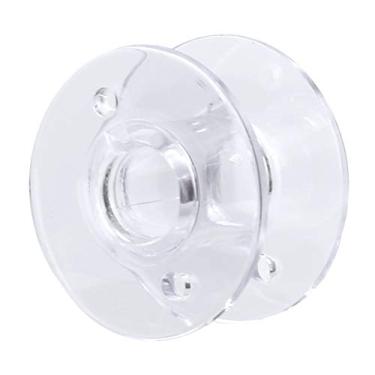 Imagem de AYNEFY Bobina de Máquina de Costura de 100 Unidades, Carretel de Linha Portátil Leve Com Artesanato Requintado Bobinas de Bordado Universais para Máquina de Costura Doméstica