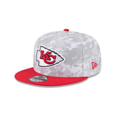 Imagem de BONE NEW ERA 9FIFTY KANSAS CITY CHIEFS NFL SALUTE SERVICE 2025 MILITAR-Masculino