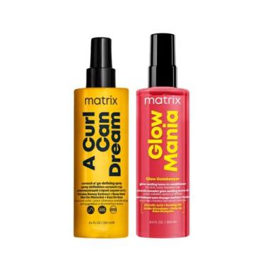 Imagem de Kit Matrix Curl Can Dream Spray 250ml + Glow Mania Leave-in 250ml