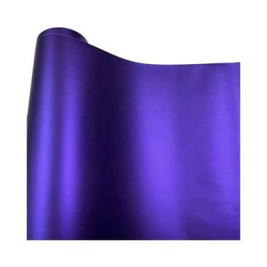 Imagem de Filme Vinílico Cromado Fosco Em 14 Cores, Adesivo Para Carro Sem Bolha