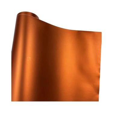 Imagem de Filme Vinílico Cromado Fosco Em 14 Cores, Adesivo Para Carro Sem Bolha