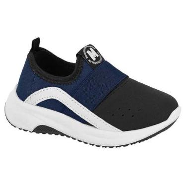 Imagem de Tênis Infantil Menino Molekinho Esportivo Slip On Marinho 24