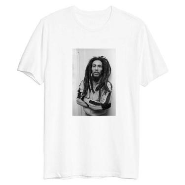 Imagem de Camiseta Bob Classic Reggae 100% algodão 165 g/m² unissex - Lightbek O