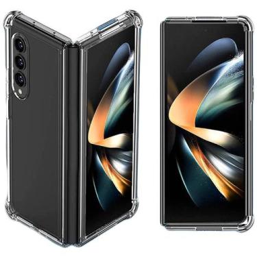 Imagem de Capa Samsung Z Fold 4 transparente reforçada com plástico rígido - Lig