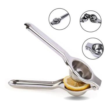 Imagem de Espremedor Chef Gourmet De Limão Aço Inox Maciço Super Forte