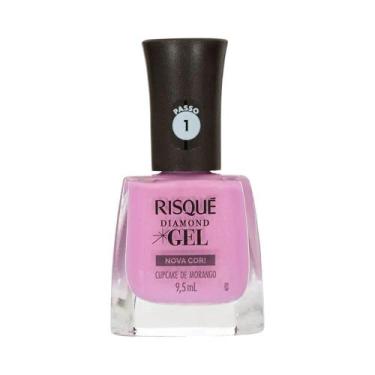 Imagem de Esmalte Risqué Diamond Gel Cupcake de Morango