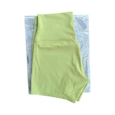 Imagem de Shorts de Yoga Feminino de Cintura Alta - Slim Fit, Levanta Bumbum, Ac