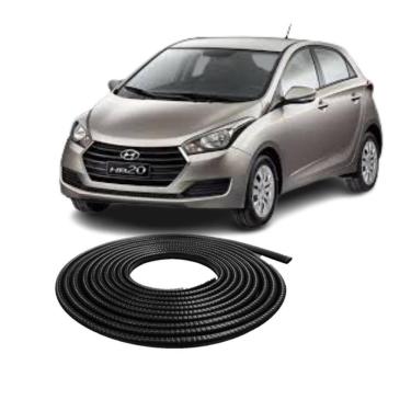 Imagem de Borracha Protetora Borda Porta Preta Hb20 Sedan 10m 7x14 [f103]