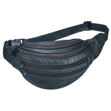 Imagem de Pochete Bolsa Para Cintura Feita De Couro 01