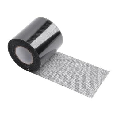 Imagem de Garosa Remendo para Reparo de Tela de Janela, Rolo de Fita Autoadesiva de 3,1 Polegadas X 20 Pés, Rede de Malha Forte para Porta, Janela, Barraca, Acampamento, Casa, Reparo Ao Ar Livre (preto)