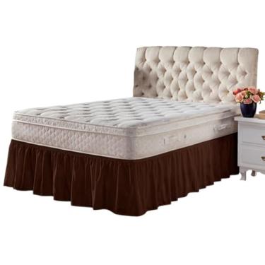 Imagem de SAIA PARA CAMA BOX QUEEN COM ELÁSTICO AJUSTAVEL (Marrom)