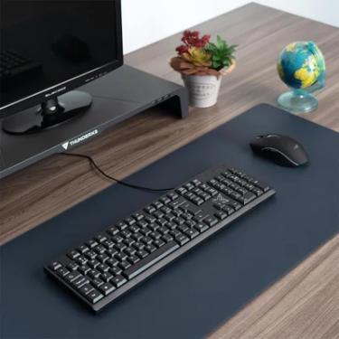 Imagem de Teclado Com Fio Maxprint Office Universitário, USB, ABNT2, Padrão, Preto