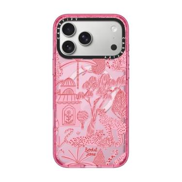 Imagem de CASETiFY Capa Impact para iPhone 17 Pro Max [fina/compatível com Magsafe/2,5 m. Proteção contra quedas de grau militar 4X] - Cheetah Paradise Pink - Rosa