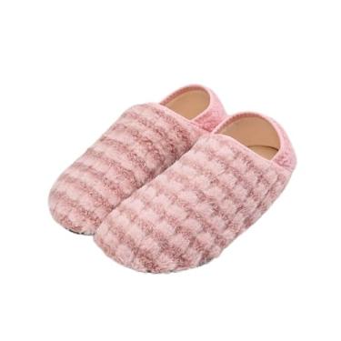 Imagem de Pantufas domésticas para mulheres e homens, meias para uso interno, sem calças, aconchegantes, felpudas, confortáveis, para casa, quarto, sola de borracha, leve, antiderrapante, para viagem, ioga