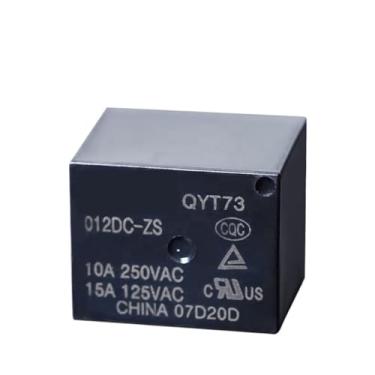 Imagem de Carga de classificação SPDT de 5 volts 10 amp 250 VCA 15 A 125 VCA 5 pinos 0,36 W Alternativa à placa PCB JQC-3FF Relé de potência de uso geral (12 V)