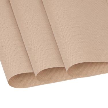 Imagem de Tecido ponto cruz 14 unidades tecido Aida 71 x 48 cm tamanho grande reserva clássico ponto cruz suprimentos tecido bordado para casa DIY artesanato decoração artesanal feito à mão, marrom