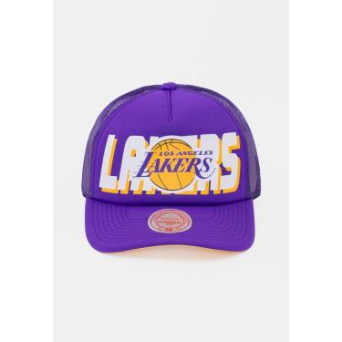 Imagem de Boné Mitchell & Ness Aba Reta Los Angeles Lakers Masculino-Masculino