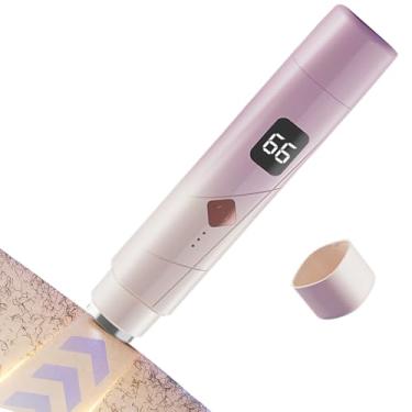 Imagem de Barbeador elétrico feminino - aparador de pelos pubianos, lâmina de área de biquíni de cabeça dupla para perna, rosto, , aparador de pelos corporais, multifuncional