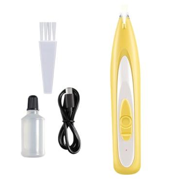 Imagem de Aparador de pelos de cachorro - Aparador de animais de estimação silencioso, seguro, sem fio - Suprimentos de cuidados para animais de estimação confortáveis e eficientes para animais de estimação