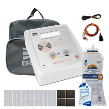 Imagem de Kit Neurodyn III TENS, FES e Burst Ibramed Com Eletrodos e Gel