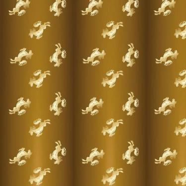 Imagem de Papel De Parede Cavalo Dourado Fundo Marrom Adesivo Lavavel - LRP