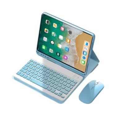Imagem de Capa Para iPad 5ª Geração 6ª Geração 9.7 Polegadas Com Teclado Bluetoo