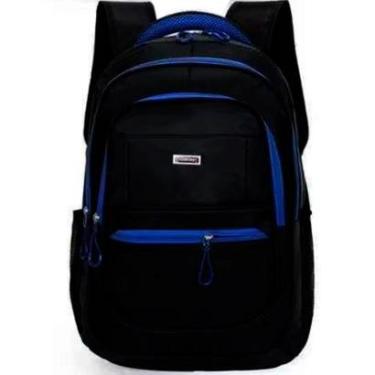Imagem de Mochila Masculina Impermeável Resistente Bolso Para Notebook Trabalho Faculdade Escola-Unissex